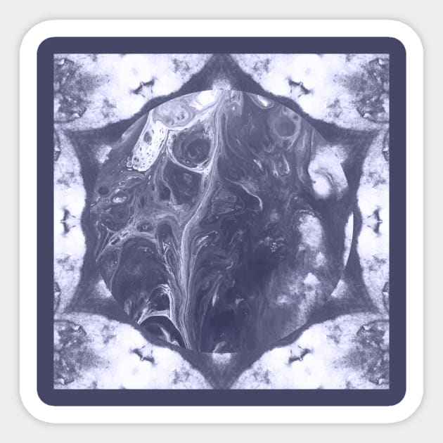 Black Moon Goth Star Witch Bat Wiccan Sticker by Moon Art